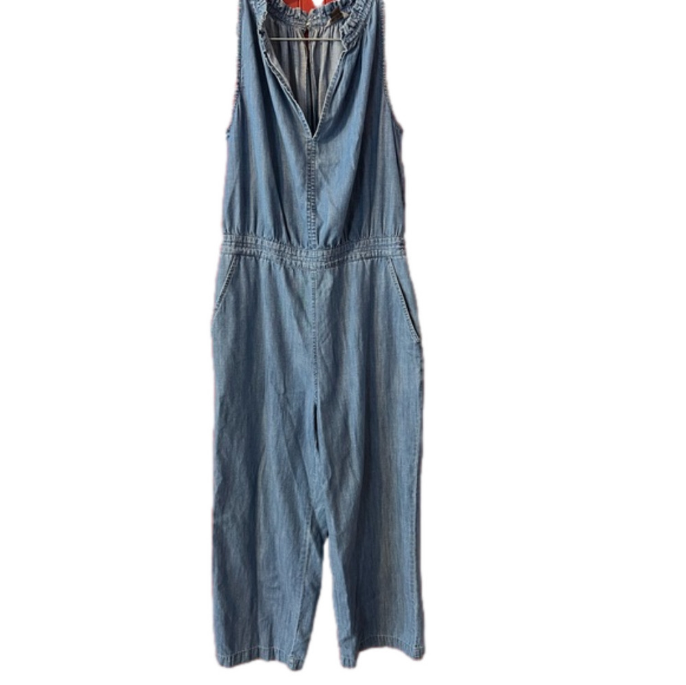 Point Sur Denim Jumpsuit Pockets 2